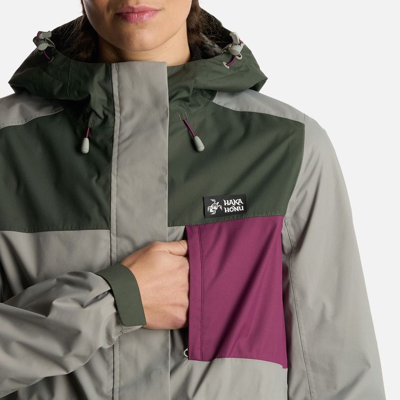 Chaqueta Mujer Kauai Verde Claro Haka Honu-5