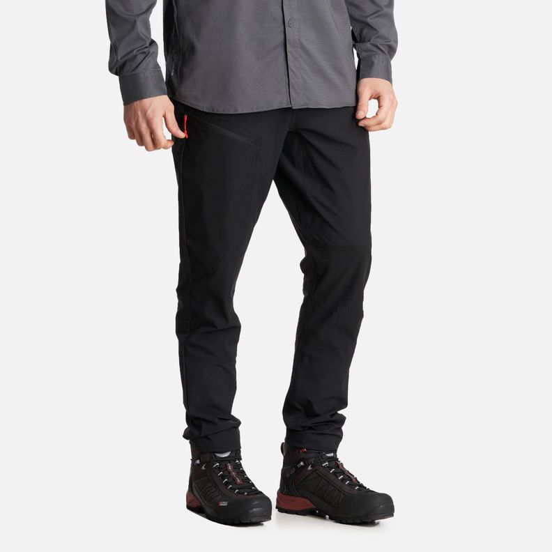 Pantalon Hombre Lennox Q-Dry Slim Fit Pants Negro Lippi I24-2