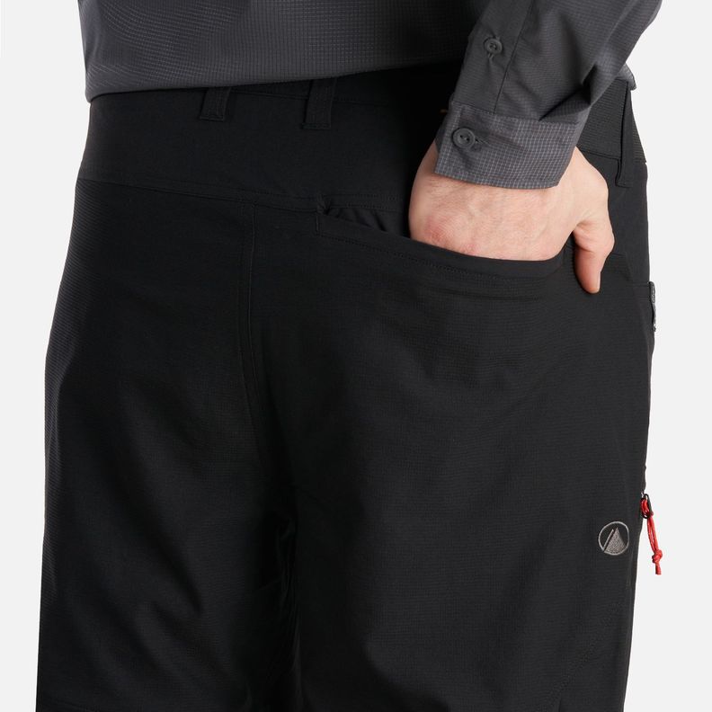 Pantalon Hombre Lennox Q-Dry Slim Fit Pants Negro Lippi I24-6