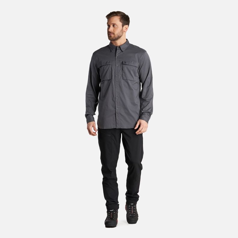 Pantalon Hombre Lennox Q-Dry Slim Fit Pants Negro Lippi I24-7