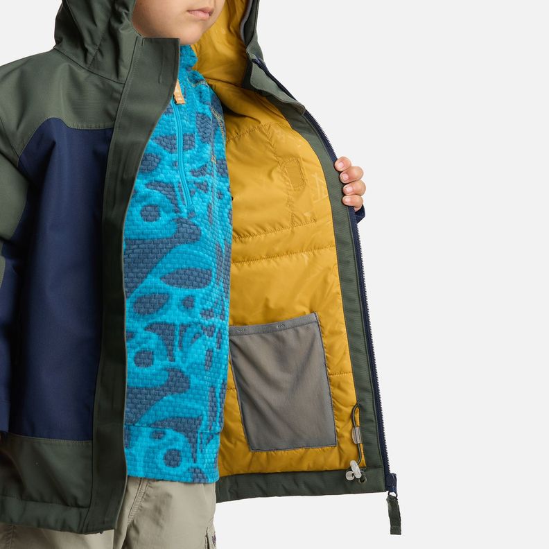 Chaqueta Niño Andes Snow B-Dry Hoody Jacket Azul Marino Lippi I24-6