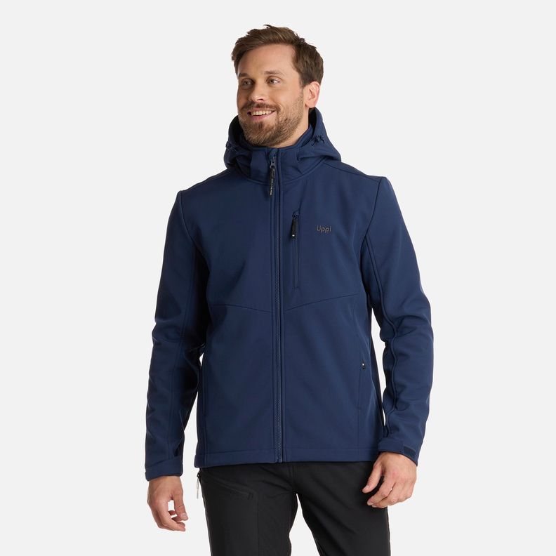 Chaqueta Hombre Macaya Softshell Hoody Azul Marino Lippi I25-0