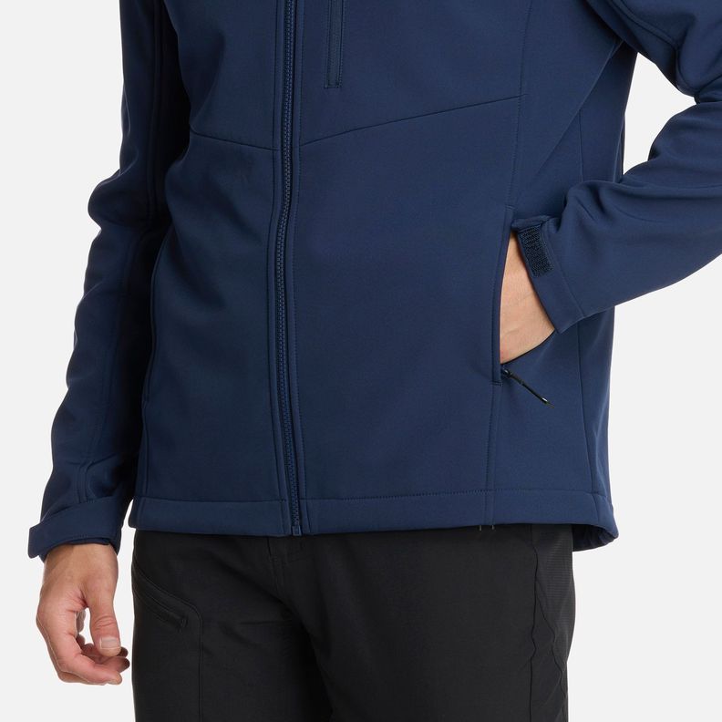 Chaqueta Hombre Macaya Softshell Hoody Azul Marino Lippi I25-5