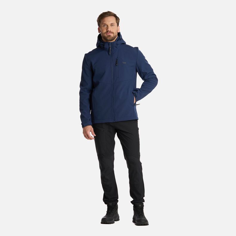 Chaqueta Hombre Macaya Softshell Hoody Azul Marino Lippi I25-9