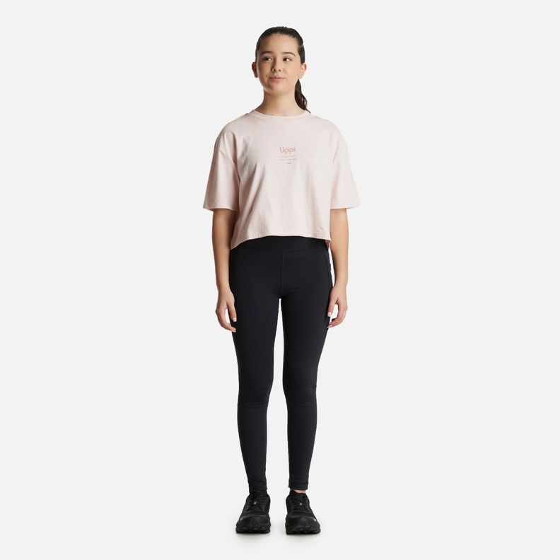 Polera Teen Girl Skyline Crop T-Shirt Rosa Claro Lippi-5