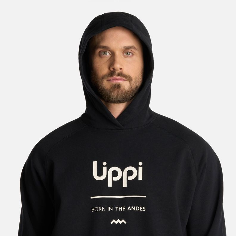Polerón Hombre Insigne Sweatshirt Front Negro Lippi I25-3