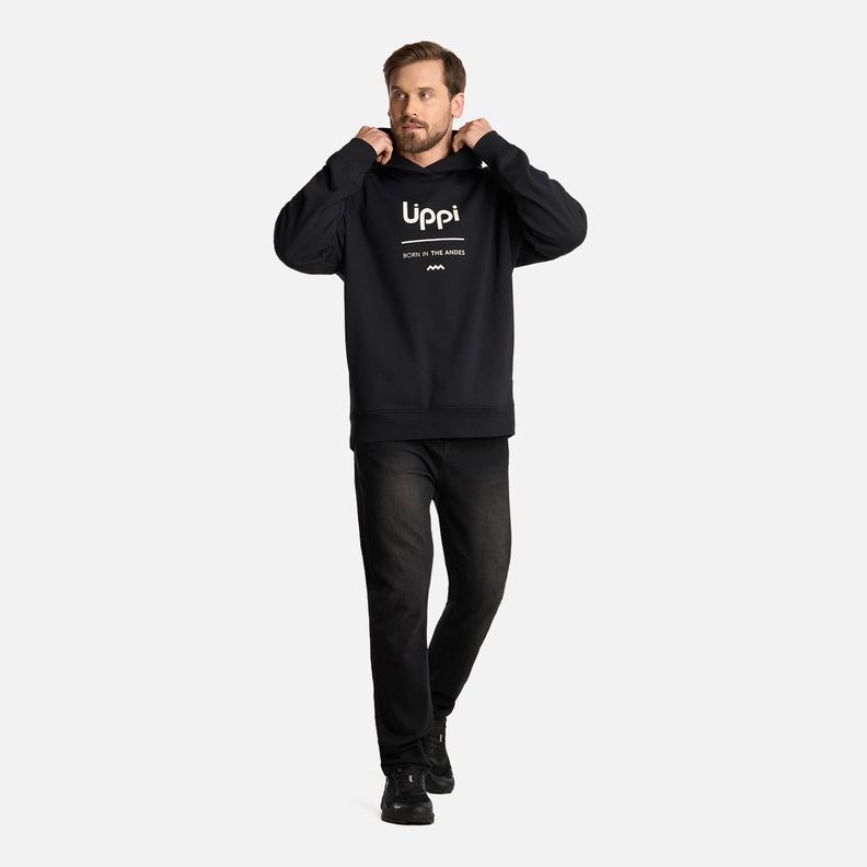 Polerón Hombre Insigne Sweatshirt Front Negro Lippi I25-5