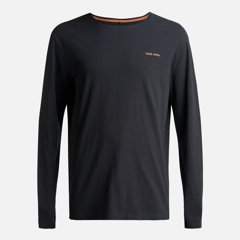 Polera Hombre Polo Larga Negro Haka Honu-0