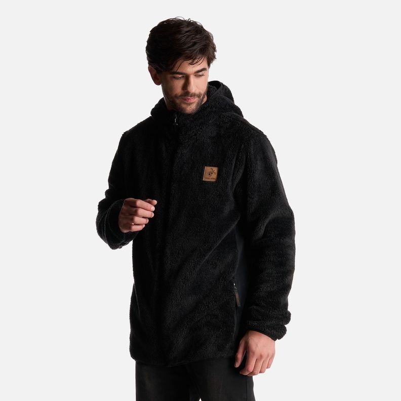 Poleron Hombre Calur-oso Negro Haka Honu-1