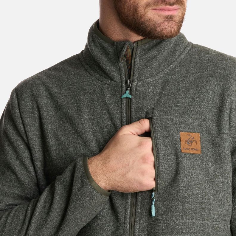 Polerón Hombre Tokerau Pro Verde Militar Haka Honu V25-3