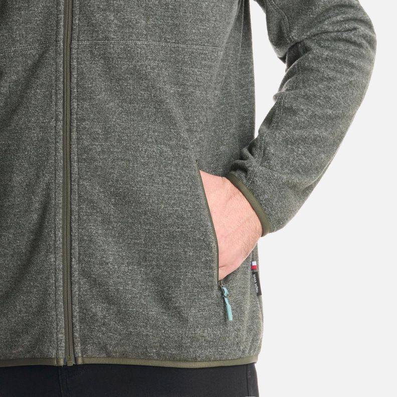 Polerón Hombre Tokerau Pro Verde Militar Haka Honu V25-4