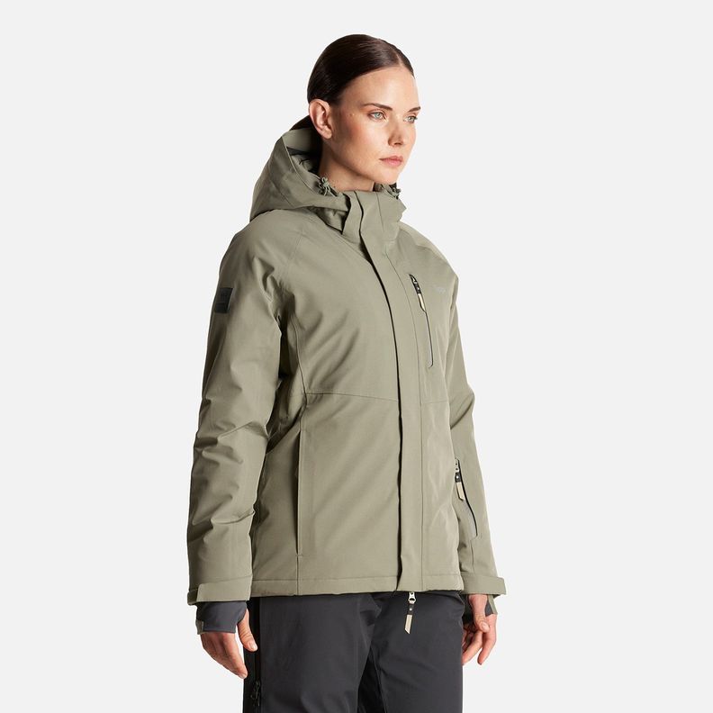Chaqueta Mujer Andes B-Dry Hoody Jacket Laurel Lippi-2