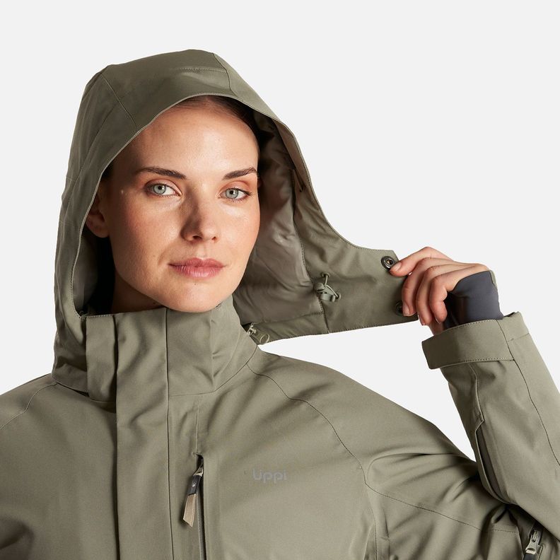 Chaqueta Mujer Andes B-Dry Hoody Jacket Laurel Lippi-4