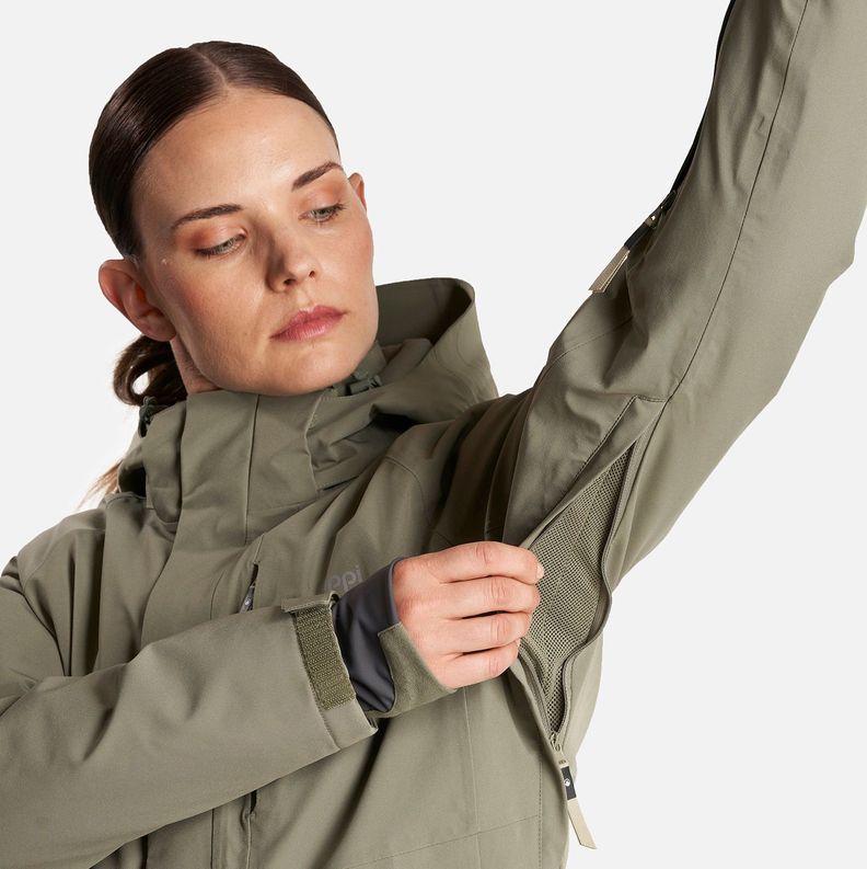 Chaqueta Mujer Andes B-Dry Hoody Jacket Laurel Lippi-6