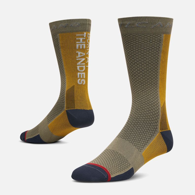 Calcetin Unisex Vulcano Bike Socks Amarillo Ocre Lippi-0