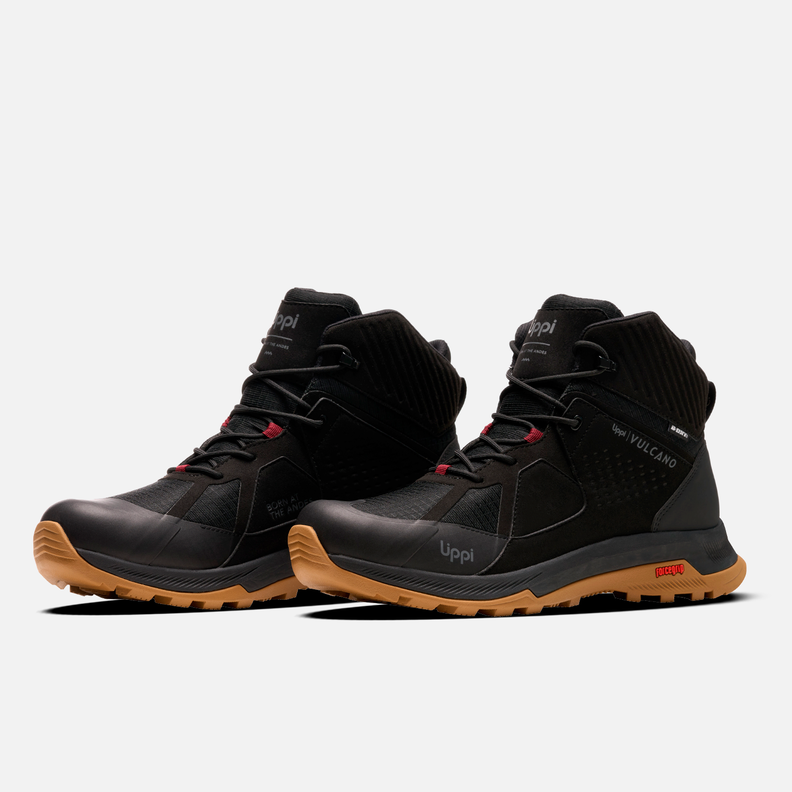 Zapatilla Hombre Vulcano Onyx Mid B-dry Negro Lippi I25-3