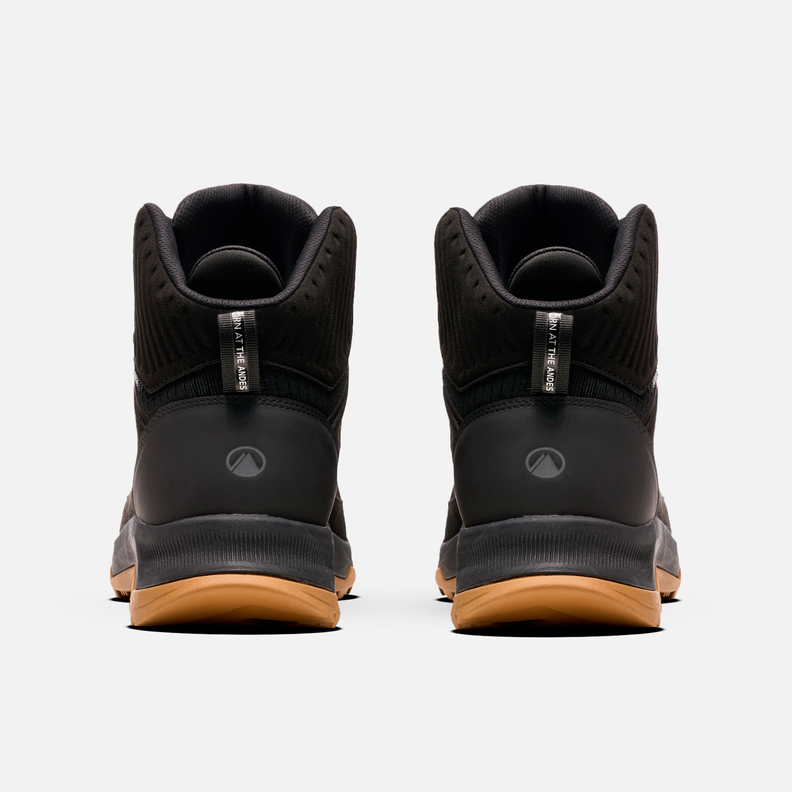 Zapatilla Hombre Vulcano Onyx Mid B-dry Negro Lippi I25-4