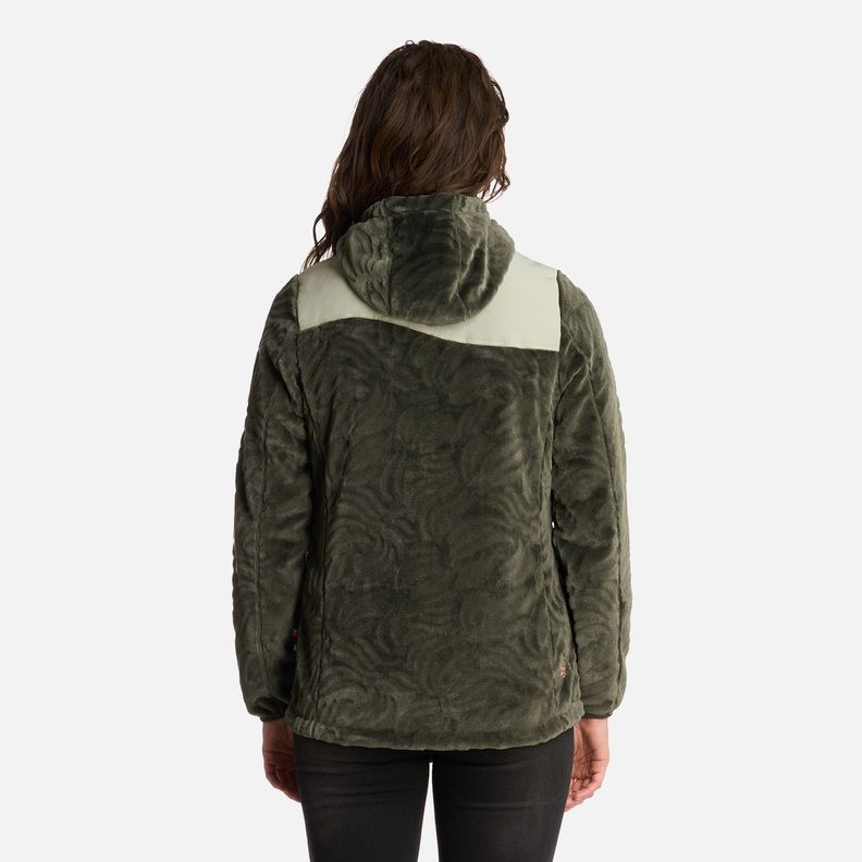 Polerón Mujer Polaroid Verde Militar Haka Honu I25-2