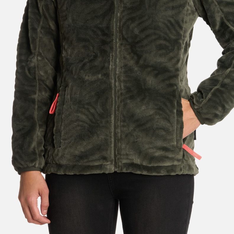 Polerón Mujer Polaroid Verde Militar Haka Honu I25-4