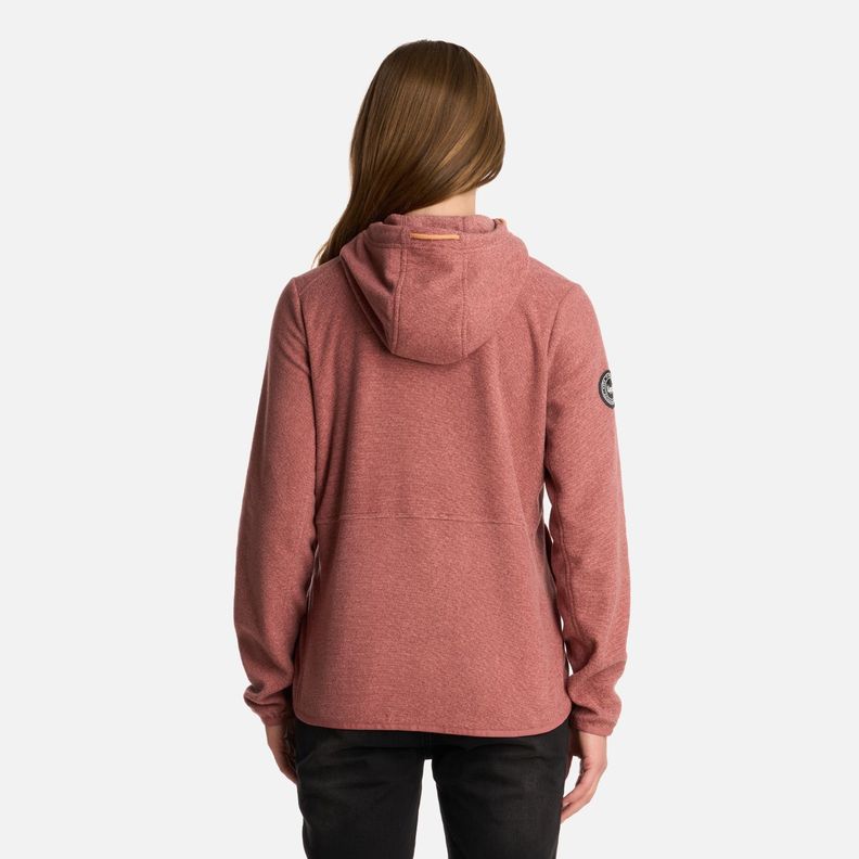 Polar Mujer Stripes Nano-F Full Zip Hoody Rosa Lippi I25-2
