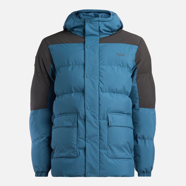 Chaqueta Hombre Long And Warm Steam Pro Hoody Jacket Petroleo Lippi-0