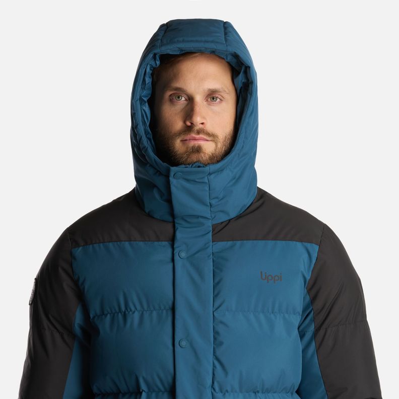 Chaqueta Hombre Long And Warm Steam Pro Hoody Jacket Petroleo Lippi-5