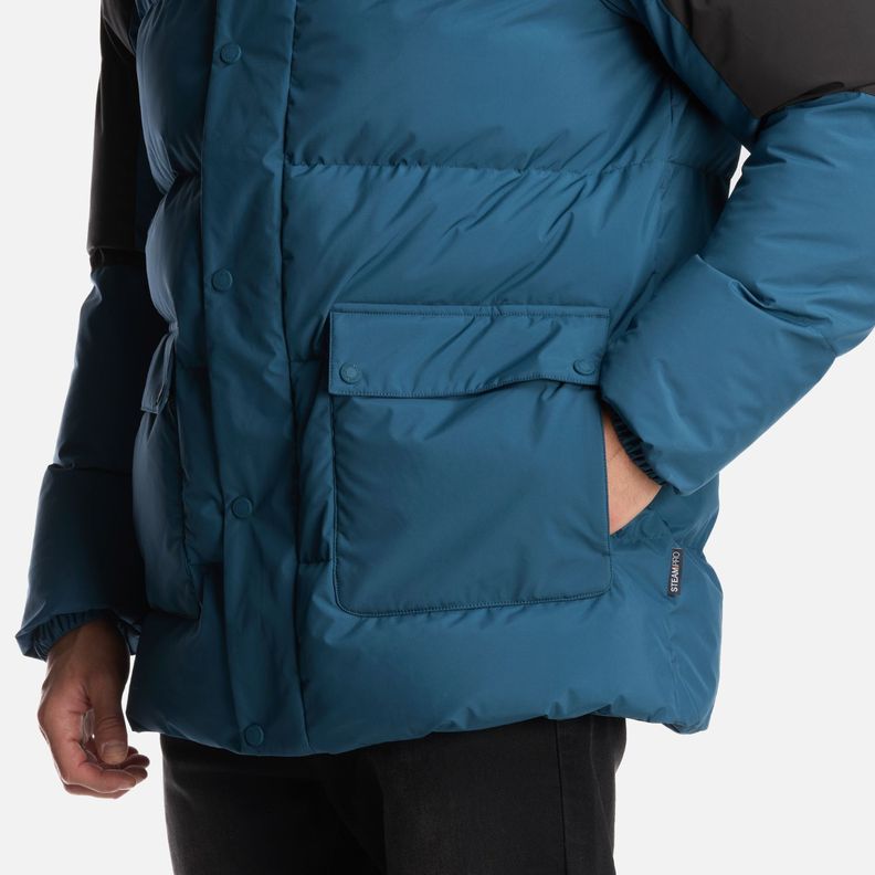 Chaqueta Hombre Long And Warm Steam Pro Hoody Jacket Petroleo Lippi-7