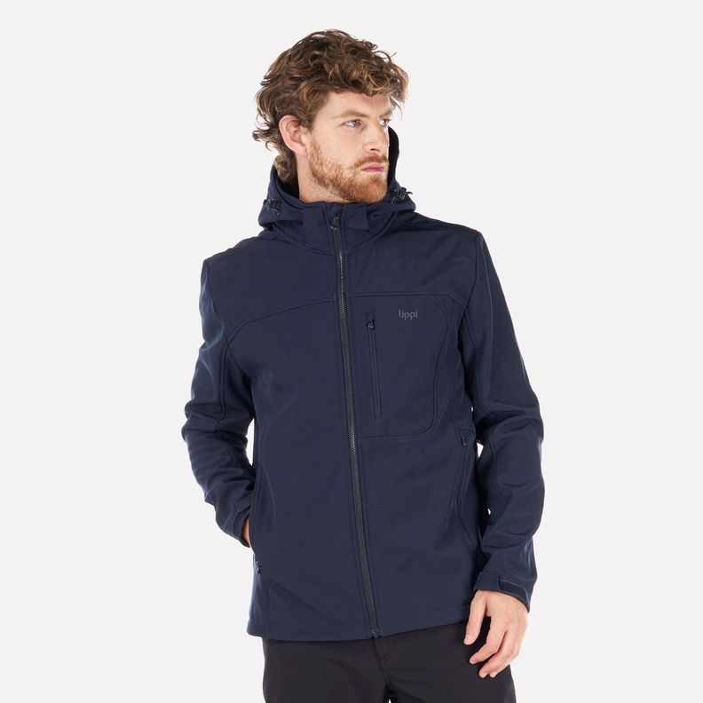 Chaqueta Hombre Macaya Softshell Hoody Jacket Azul Marino Lippi 23-1