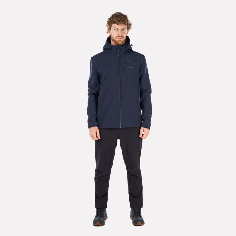 Chaqueta Hombre Macaya Softshell Hoody Jacket Azul Marino Lippi 23-7