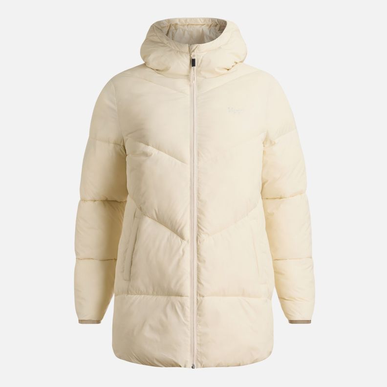 Chaqueta Mujer Long Line Steam Pro Hoody Jacket Crema Lippi-0