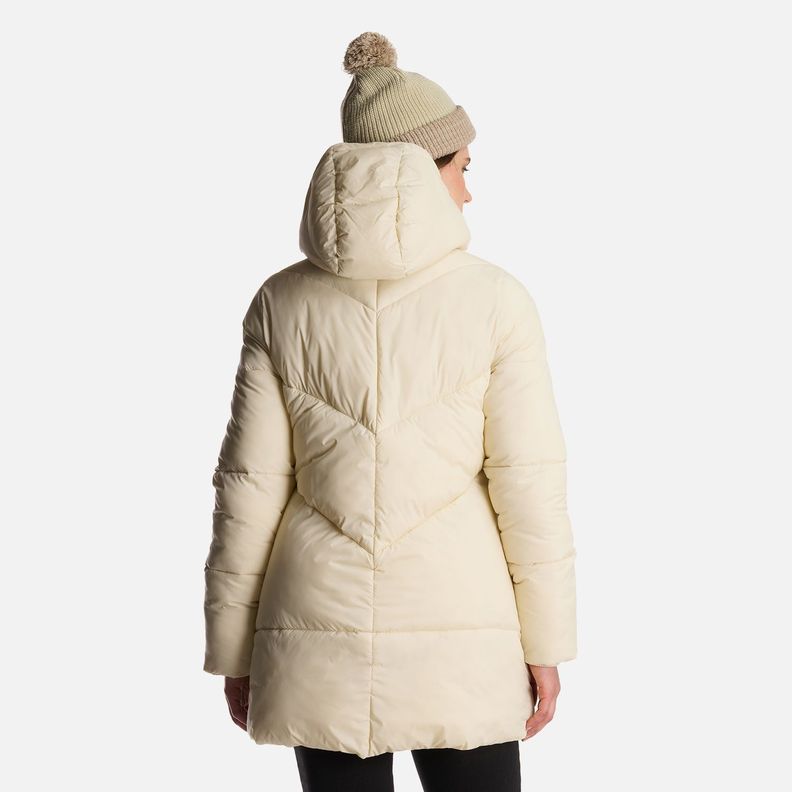 Chaqueta Mujer Long Line Steam Pro Hoody Jacket Crema Lippi-4
