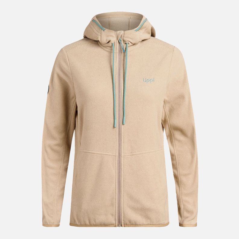 Polar Mujer Stripes Nano-F Full Zip Hoody Crudo Lippi I25-6