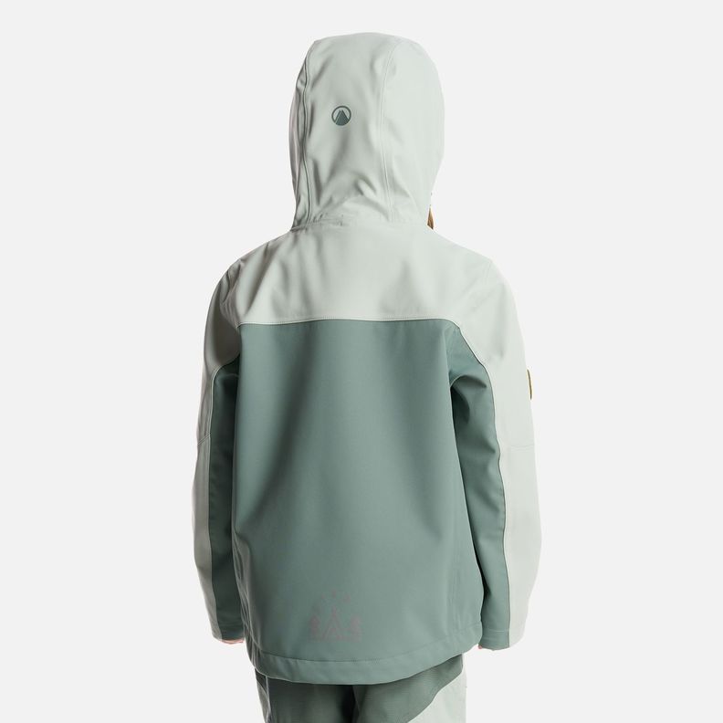Chaqueta Niña Massif B-Dry Hoody Jacket Jade Lippi-3