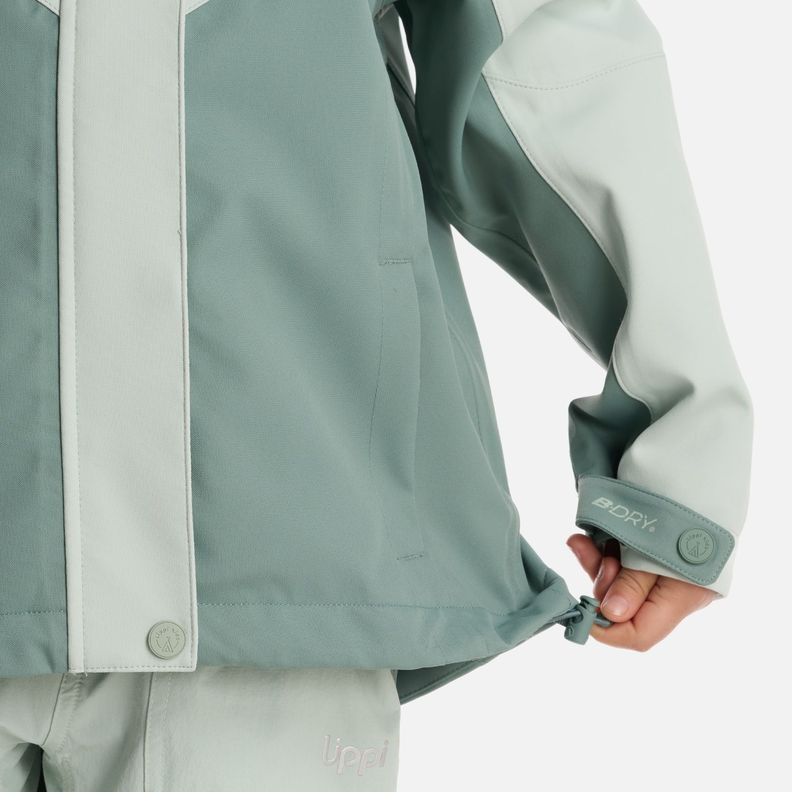 Chaqueta Niña Massif B-Dry Hoody Jacket Jade Lippi-5