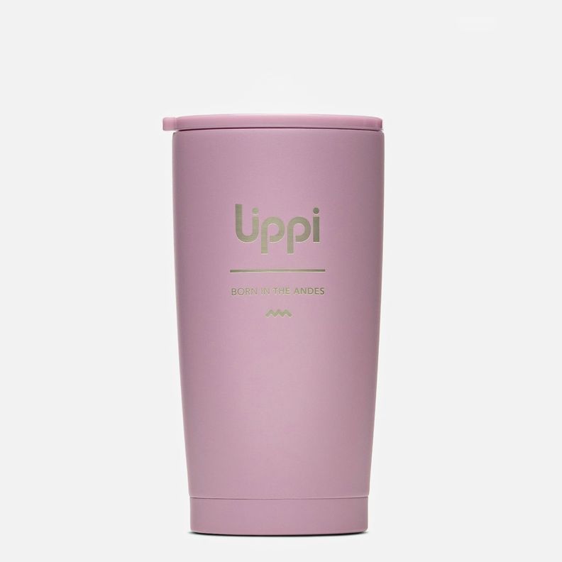 Vaso Light Steel Tumbler 600ml Rosa Oscuro Lippi-0