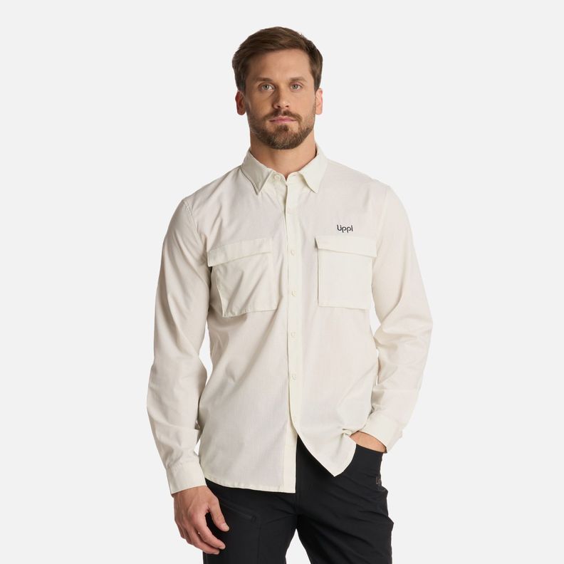 Camisa Hombre Rosselot Long Sleeve Q-Dry Blanco Lippi I25-0
