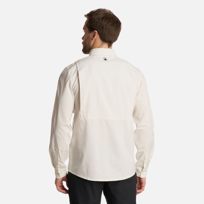 Camisa Hombre Rosselot Long Sleeve Q-Dry Blanco Lippi I25-2