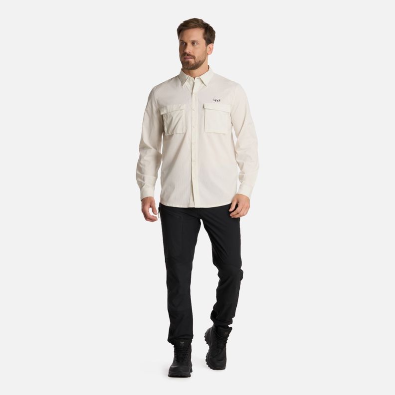 Camisa Hombre Rosselot Long Sleeve Q-Dry Blanco Lippi I25-5