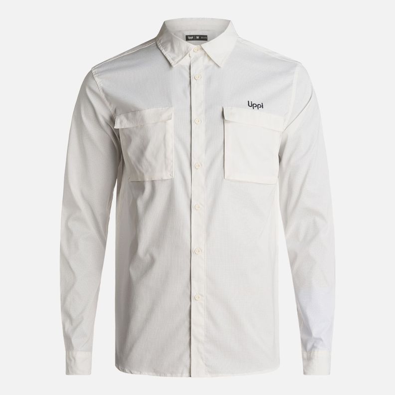 Camisa Hombre Rosselot Long Sleeve Q-Dry Blanco Lippi I25-6