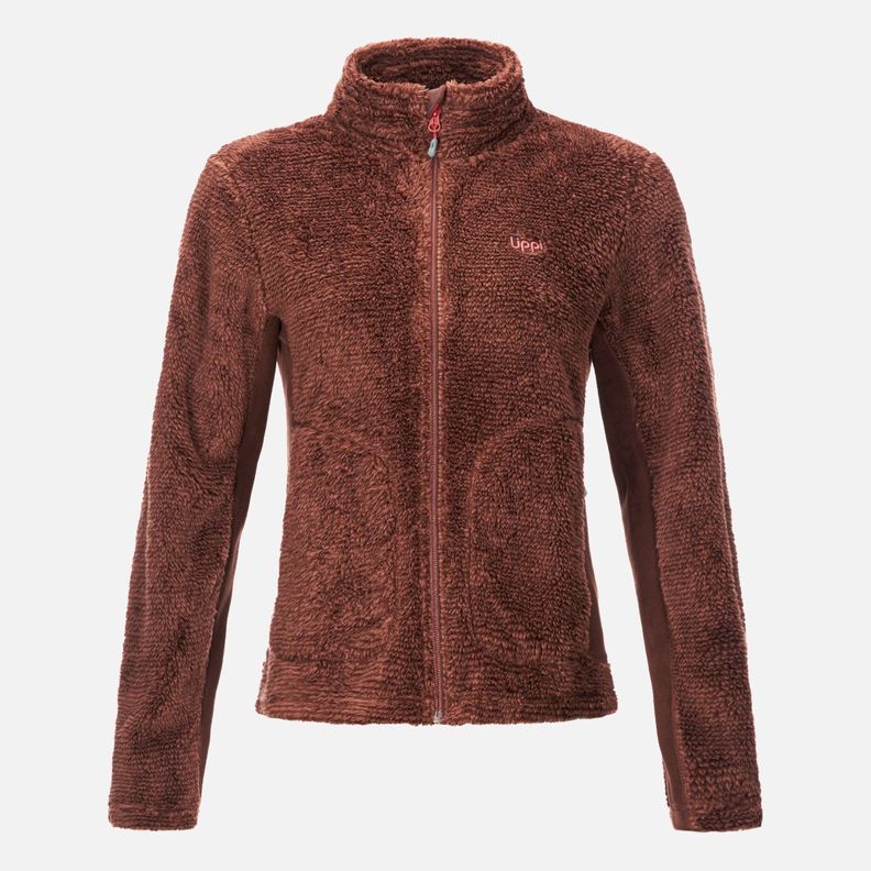 Poleron Mujer Ferret Shaggy-Pro Jacket Vino Lippi-0