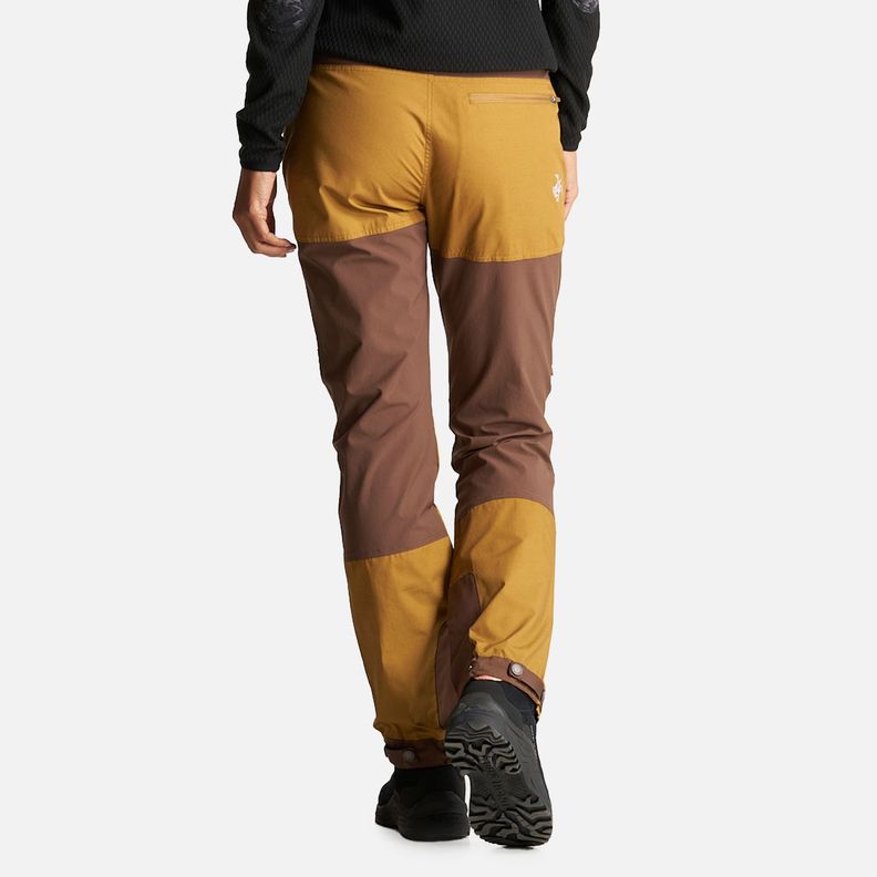 Pantalon Mujer Boina Negra Mostaza Oscuro Haka Honu-2