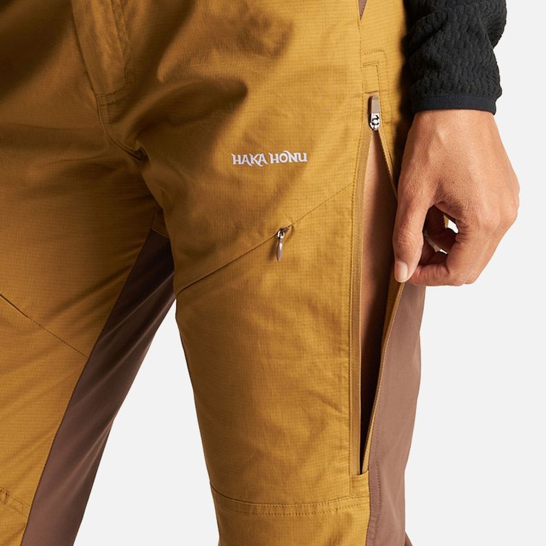 Pantalon Mujer Boina Negra Mostaza Oscuro Haka Honu-5