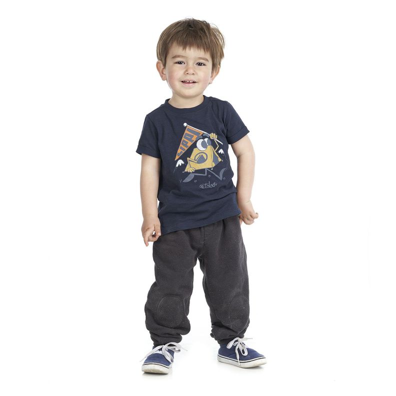 Polera Baby Boy Freedom UV-Stop T-Shirt Azul Noche Lippi-4