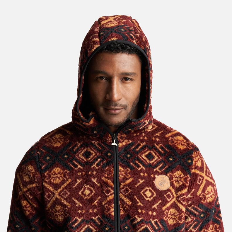 Chaqueta Hombre Calur-oso Full Print Camel Haka Honu-4