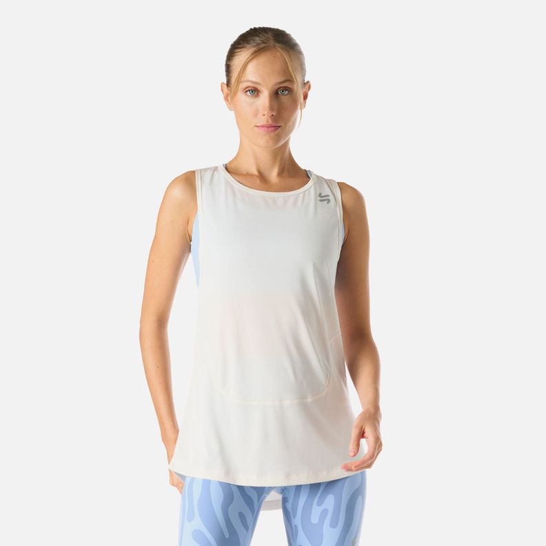 Polera deportiva sin mangas mujer Tempo-0