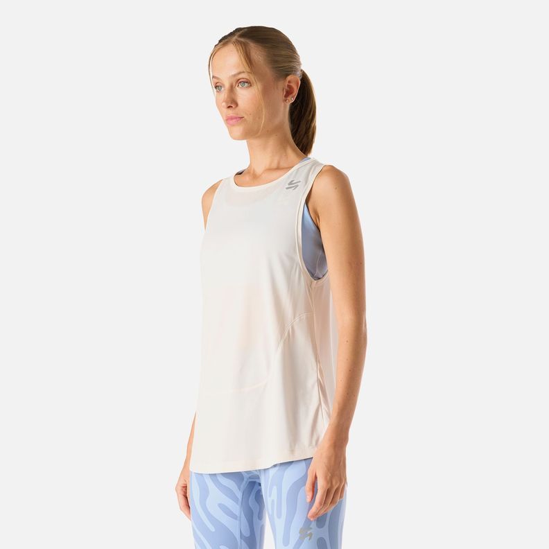 Polera deportiva sin mangas mujer Tempo-1