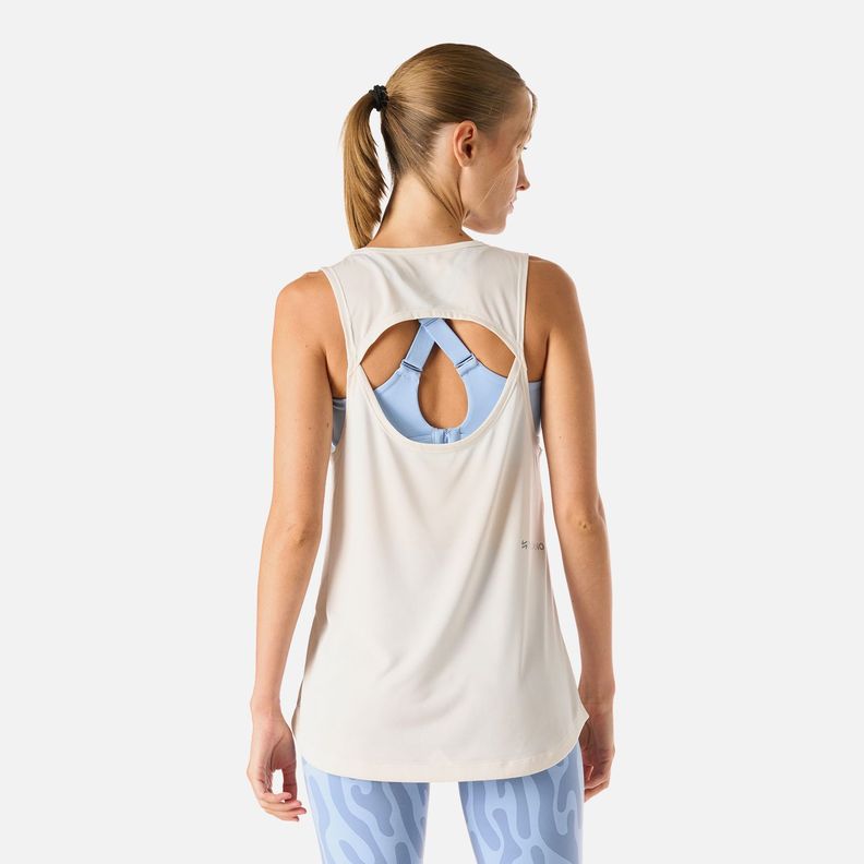 Polera deportiva sin mangas mujer Tempo-3