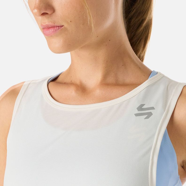 Polera deportiva sin mangas mujer Tempo-4