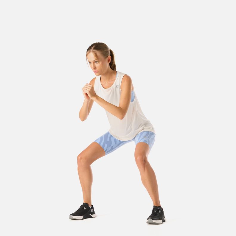 Polera deportiva sin mangas mujer Tempo-7