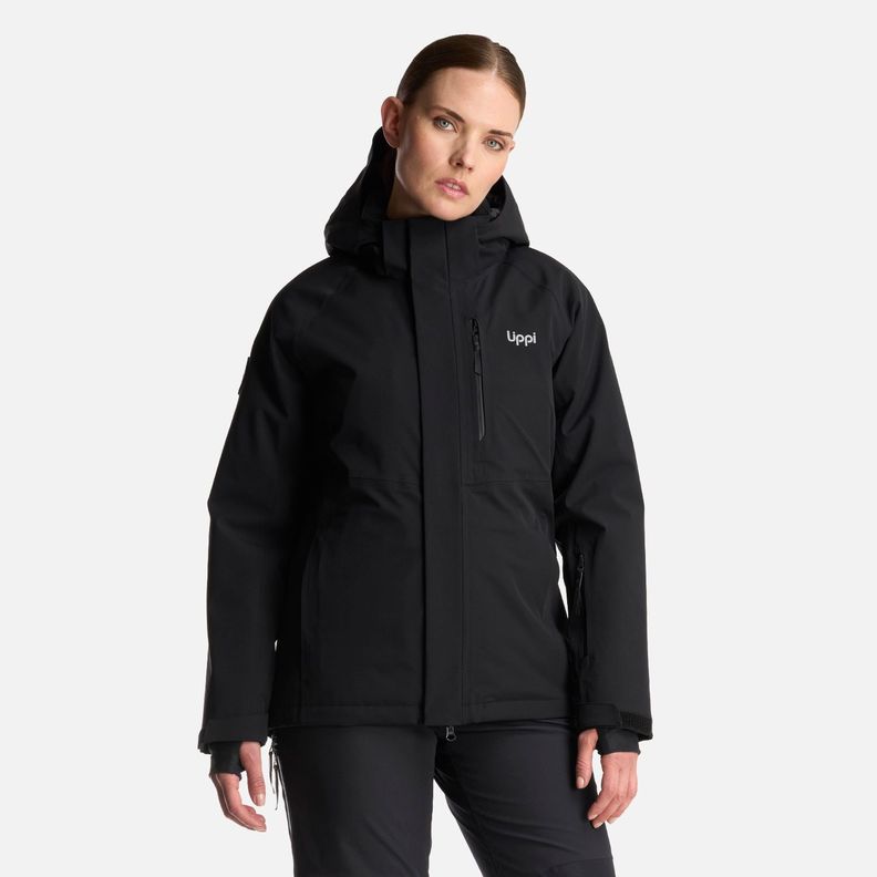 Chaqueta Mujer Andes B-Dry Hoody Jacket Negro Lippi I24-1